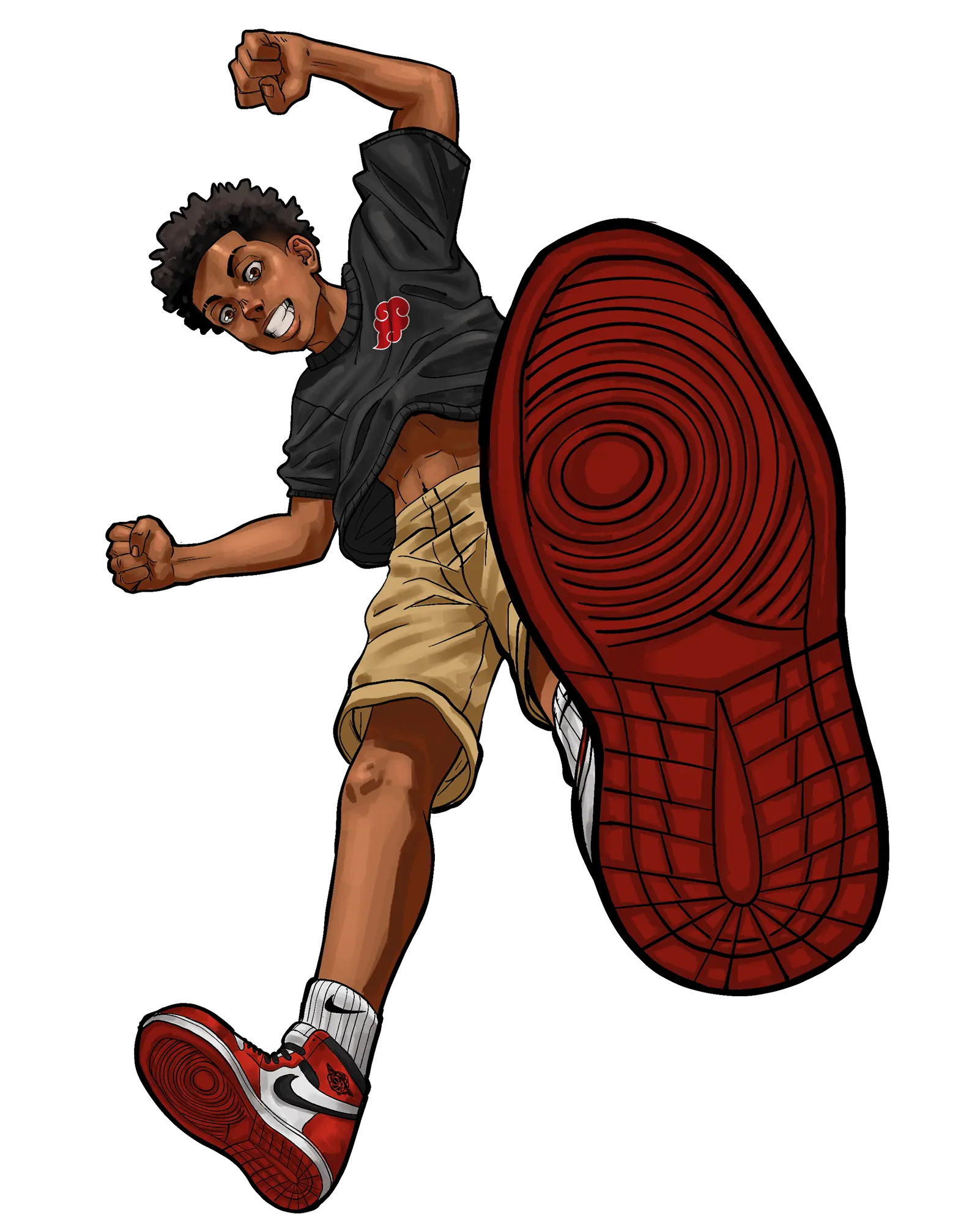 illustration of trunks character