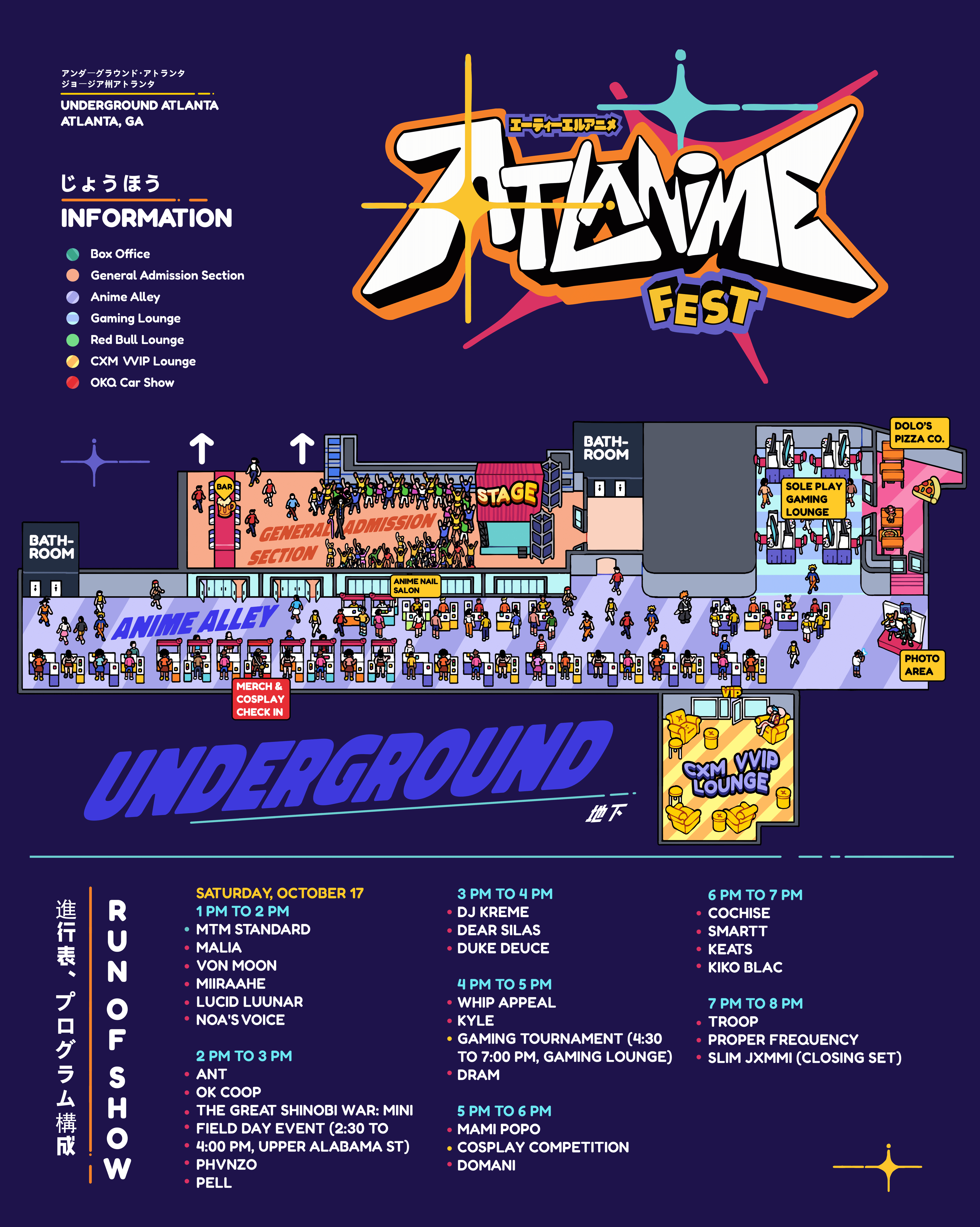 festival map underground
