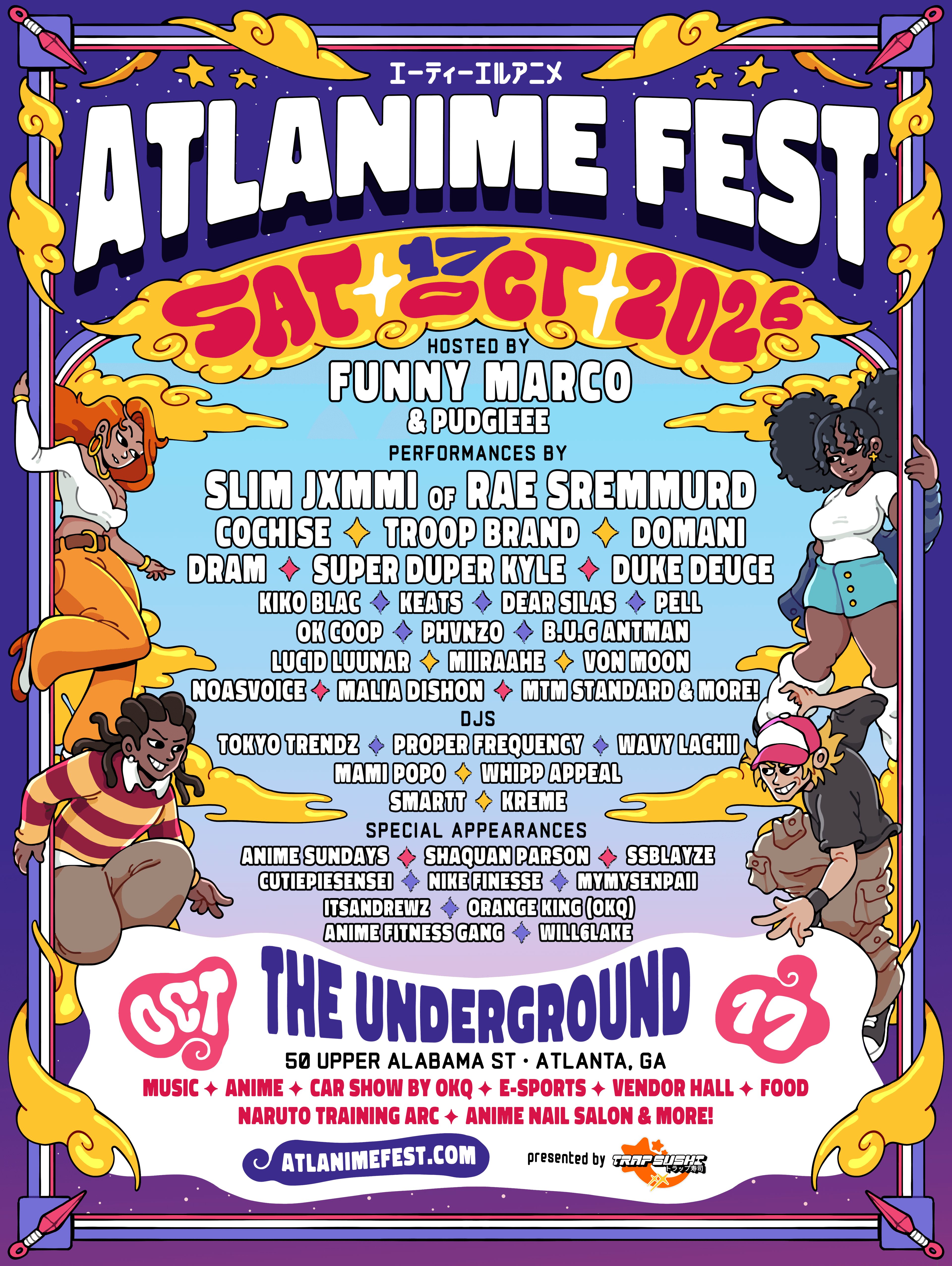 Festival lineup