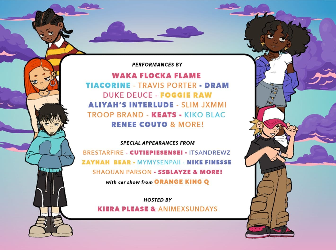 Flyer for Atlanime Fest 2025